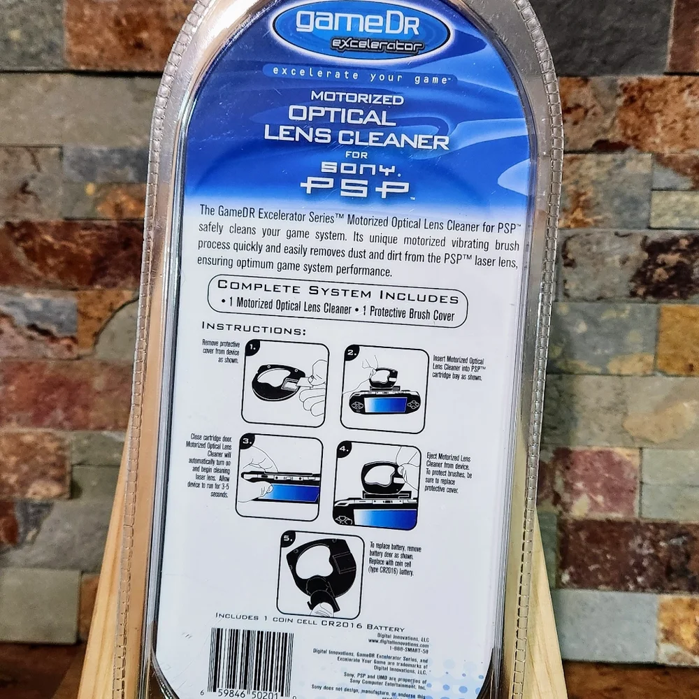 Game Doctor Ecelerator • Excelerate Your Game • Motorized Optical Lens Cleaner